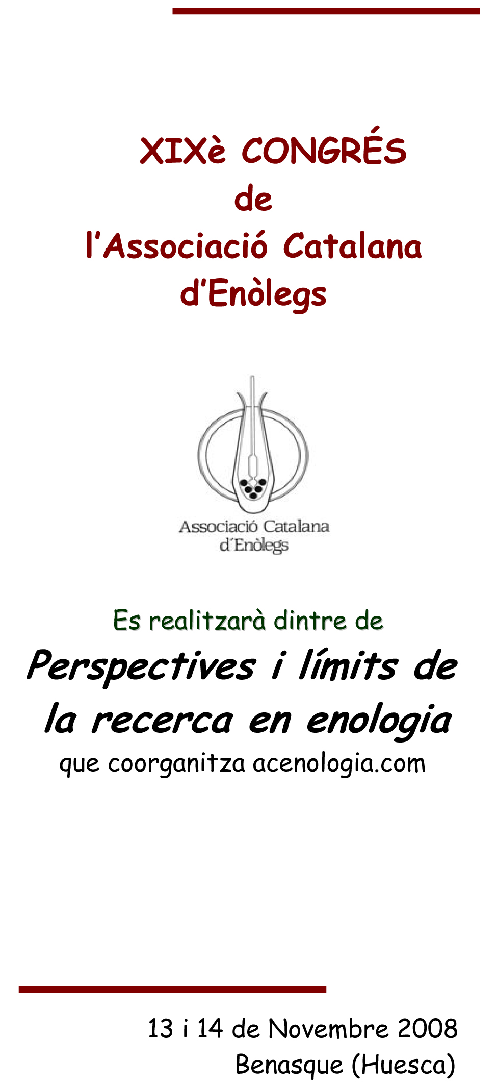 Read more about the article XIX Congrés de l’ACE: Perspectives i límits de la recerca