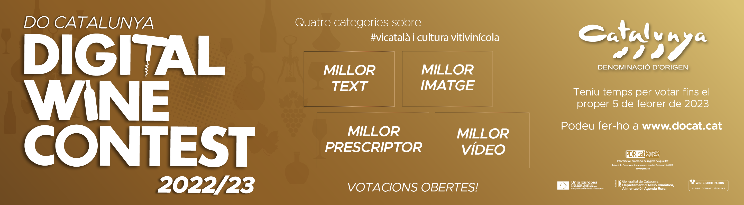 Read more about the article Més de 100 candidatures es presenten a la 8a edició del digital wine contest