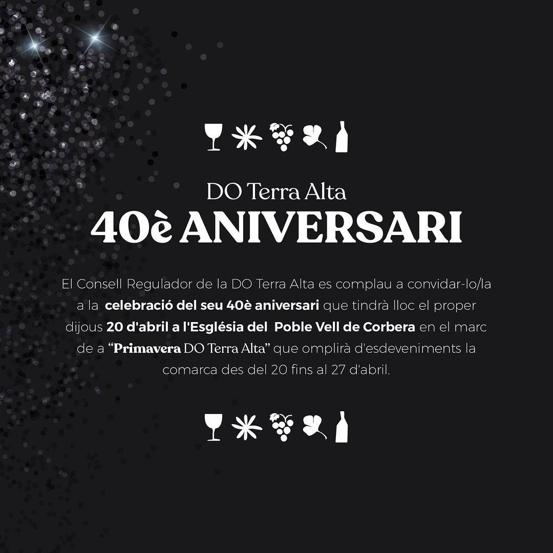 Read more about the article La DO Terra Alta celebra el seu 40è aniversari
