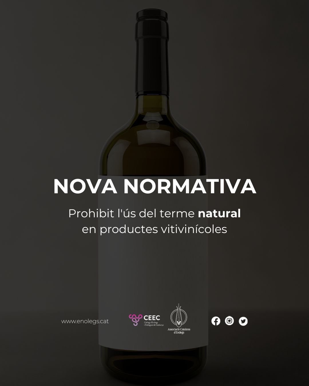 Read more about the article Nova normativa en el sector dels vins d’obligat compliment.